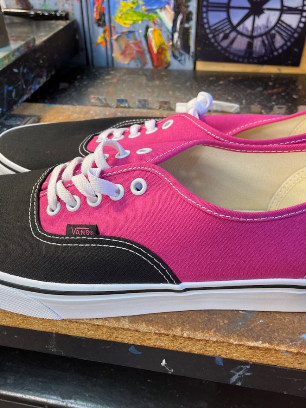 Vans Authentic Pop Raspberry Rose Size US 11.5 Men's New VN000BW5YLZ Sneakers